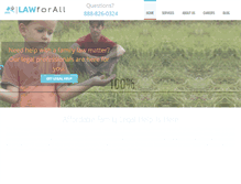 Tablet Screenshot of lawforall.com